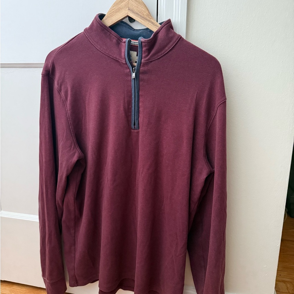 The Normal Brand Purmeso Quarter-Zip Pullover